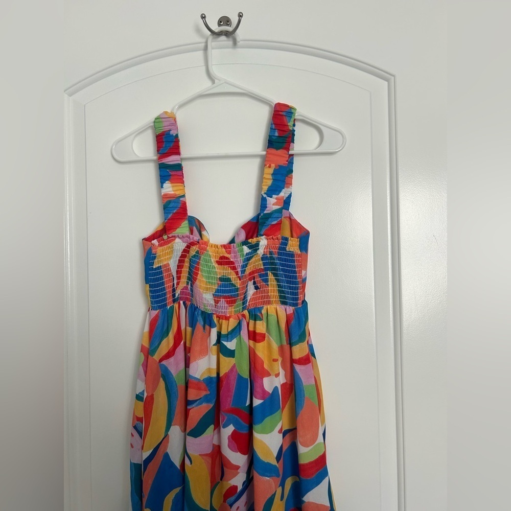 SHOW ME YOUR MUMU fling mini dress color size s NWOT vacation beach tropical - Picture 9 of 10